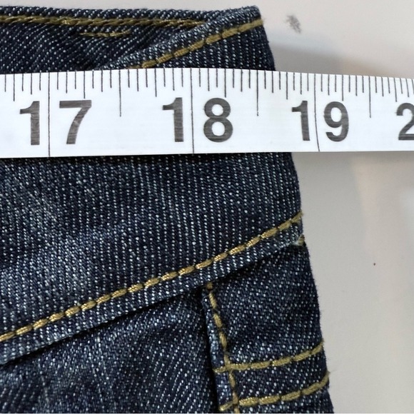Fuego Jeans Womens Size 15 Dark Wash Bootcut Embellished Pockets Denim - Picture 7 of 7